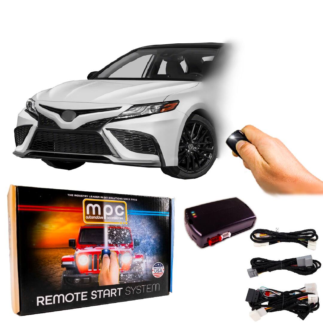 MPC - Remote Start Kit For Toyota Camry 2018-2024 | Semi Plug and Play | Lock 3X to Start - Black