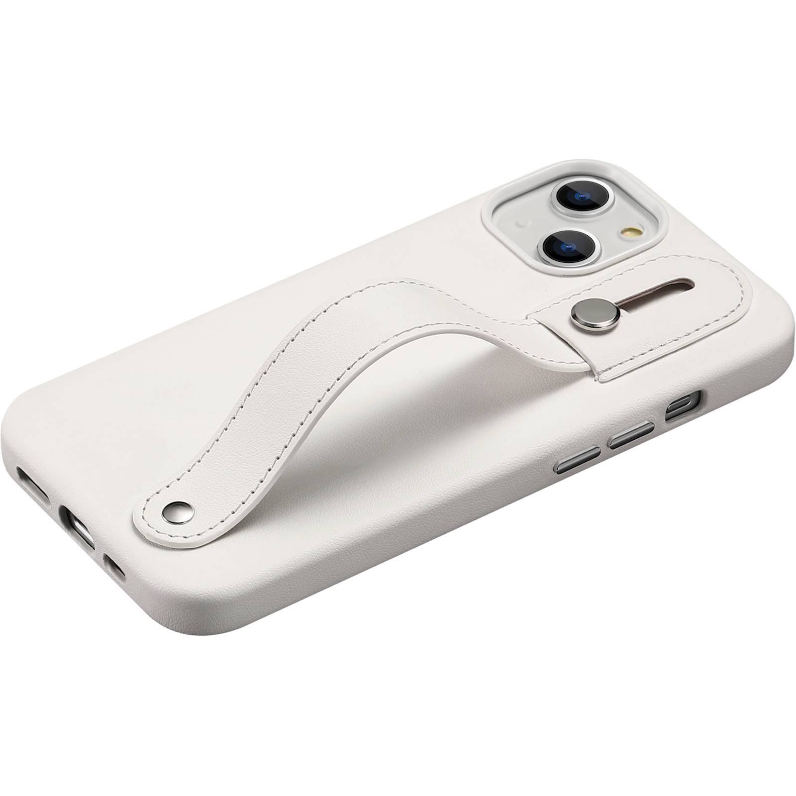 Alt View 13. SaharaCase - FingerGrip Series Case with Strap for Apple iPhone 13 mini - White.