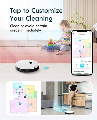 Tap to Customize Your Cleaning

Clean or avoid certain areas immediately