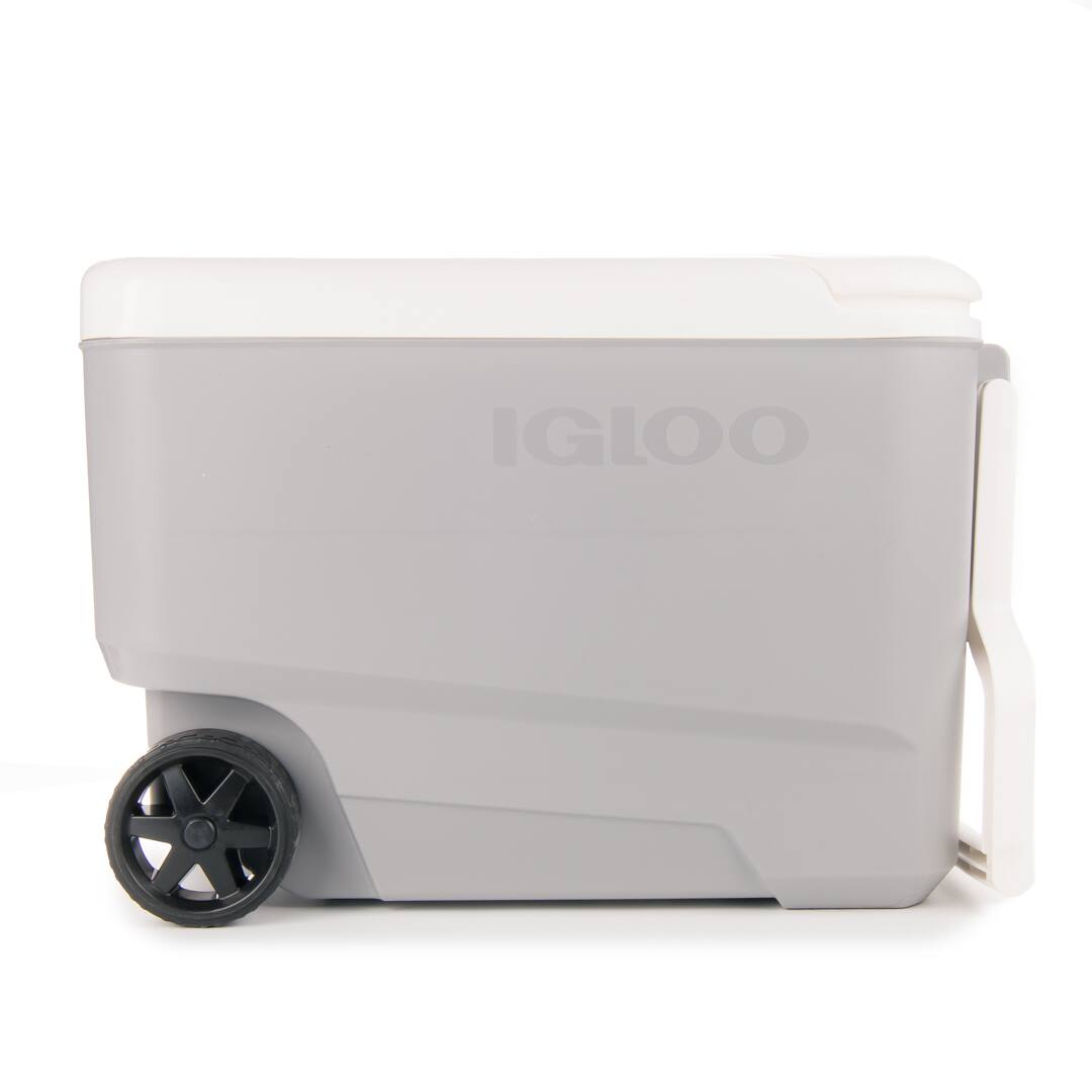 Alt View 3. Igloo - IGLOO Wheelie Cool 38 Qt Cooler, Gray - Gray.
