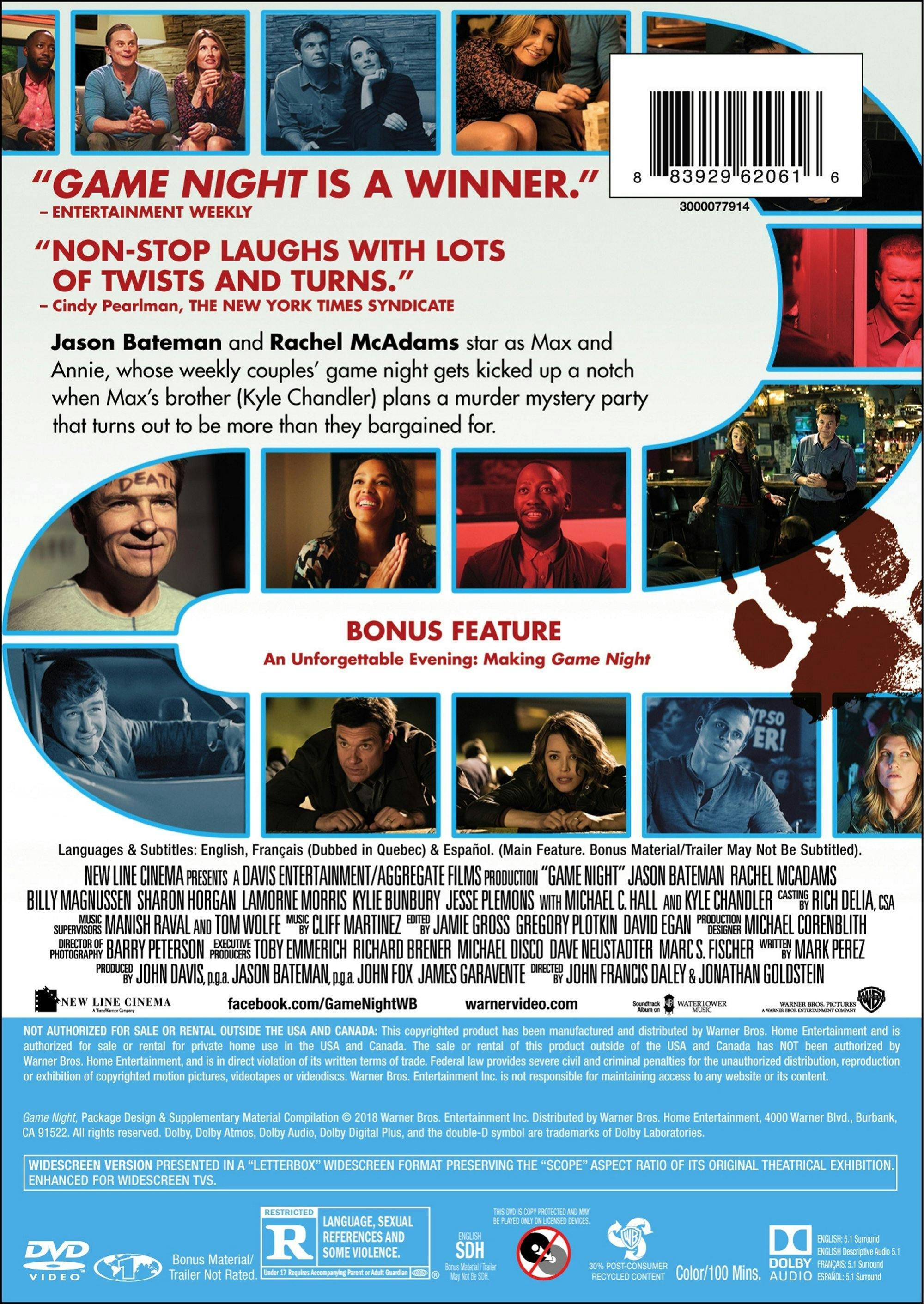 Angle. Game Night [DVD].