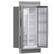 Alt View 5. Forno Appliances - 36 in. Wide Salerno 20 Cu. Ft. Side-by-Side Refrigerator with Extendable Decorative Trim Grill - Stainless Steel.