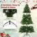 3 Sections, Easy to Install & Store Christmas Tree. Merry Hinged Frame Auto expanding of branch tips Folding Metal Stand Precise design to eliminate mismatching.