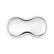 Front. Unique Bargains - Gel Wrist Rest, Ergonomic Silicone Gel Mouse Pad with Cool Touch Cushion for Computer Laptop Home Office (Mouse Pad) - White.