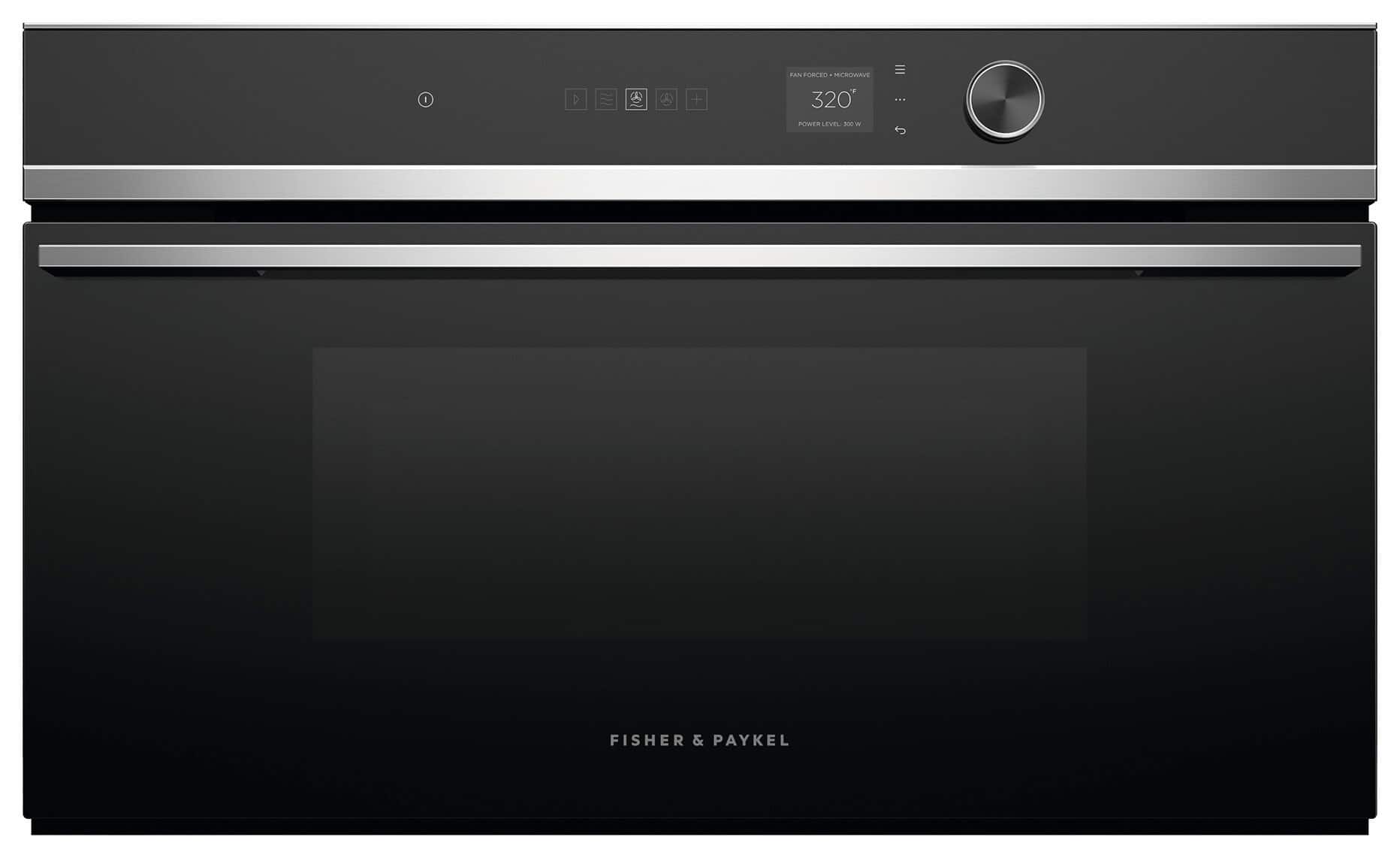 The text on the image reads: "Fisher & Paykel 320: Power Level - W."