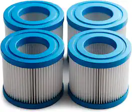 HQRP - Hot Tub Filters Type S1 for Intex 29001E 29011E, Spa Filter 11692, fits Intex PureSpa Swimming Pool Pump, 4 pack