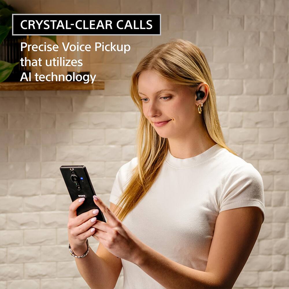 CRYSTAL-CLEAR CALLS  
Precise Voice Pickup that utilizes AI technology  
SONY