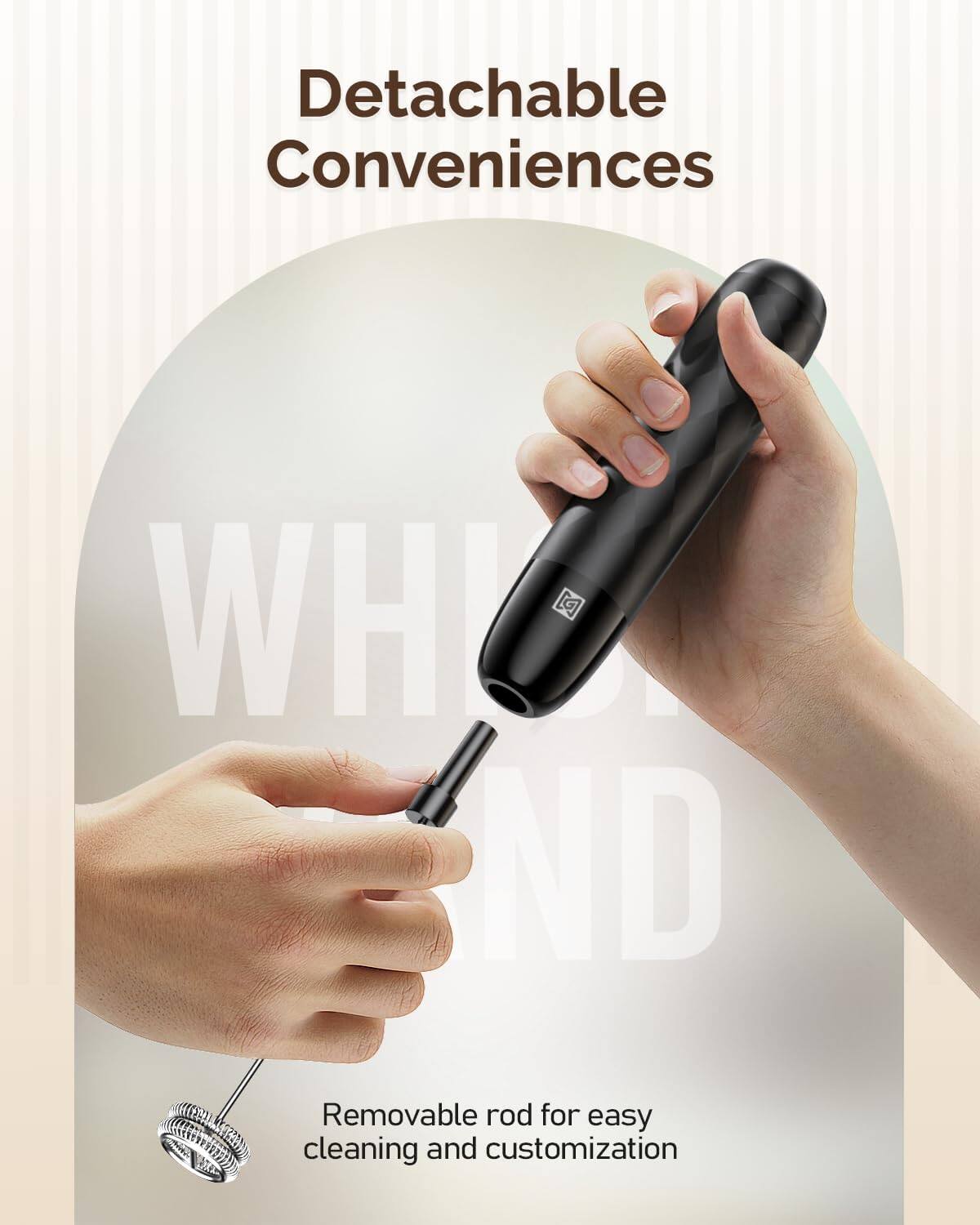 Detachable Conveniences

Removable rod for easy cleaning and customization