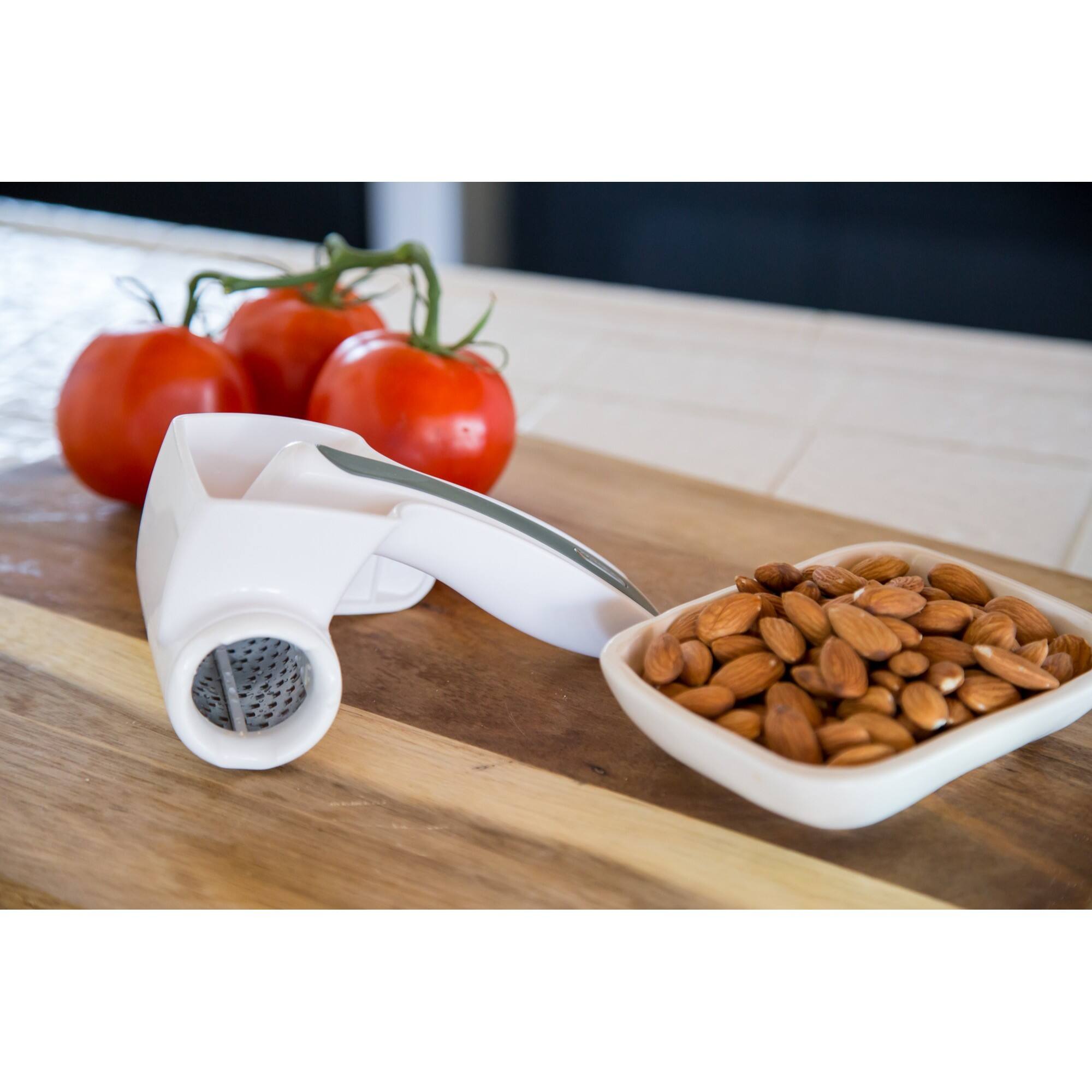 Alt View 6. Zyliss - Classic Rotary Grater - White.