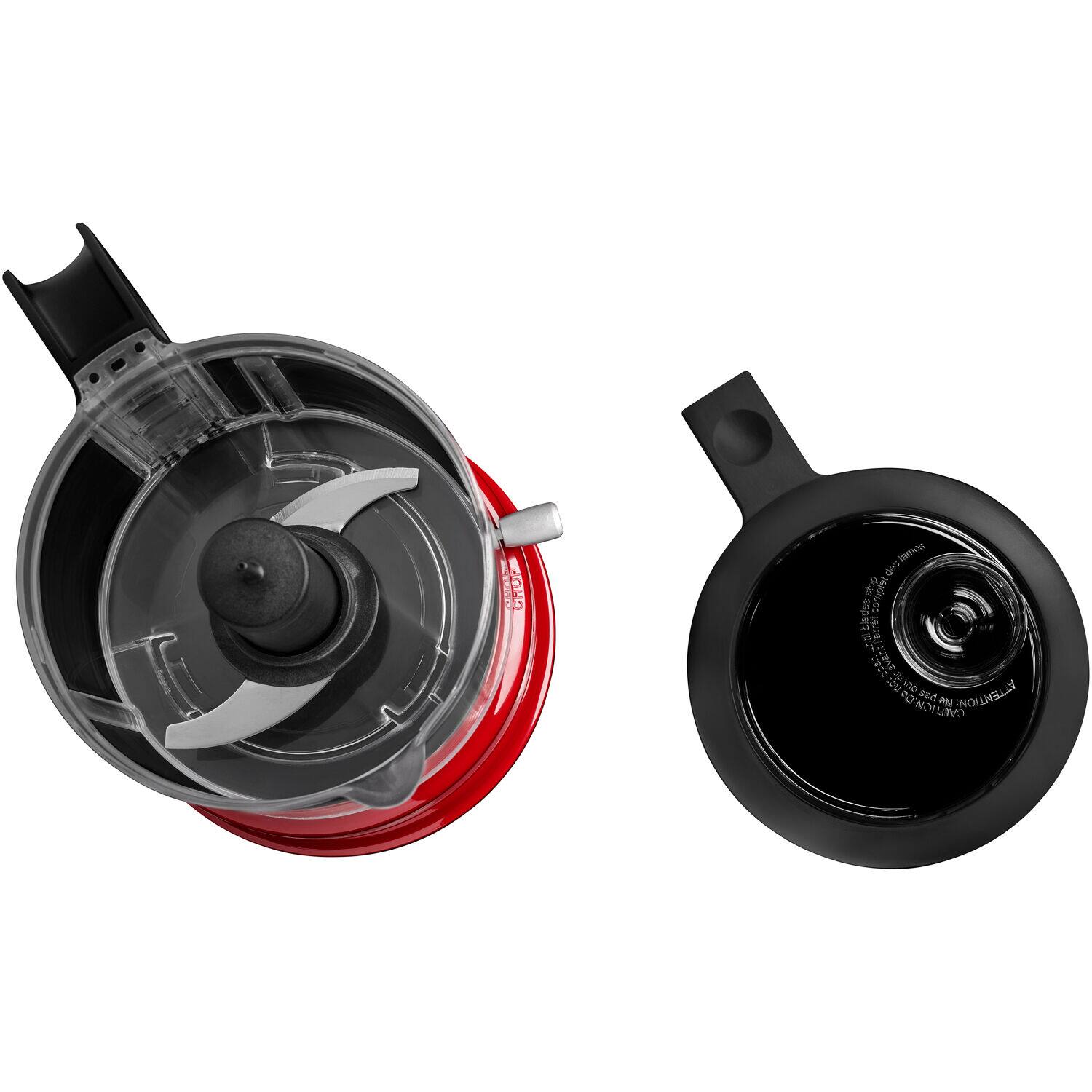 Sure, here is the corrected and grouped text:

**Left Image:**
- "CHOP"
- "SOMPLER"
- "VENUS"
- "5000D"
- "2 PN"

**Right Image:**
- "ATTENTION"
- "PONDLID"
- "LID OPEN"
- "DO NOT REMOVE"
- "LID WHILE RUNNING"
- "TO OPEN, PUSH DOWN ON LID"