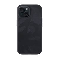 Incipio - cru. Protective Hard Shell Case with MagSafe for Apple iPhone 15 - Navy Camo - Front_Zoom