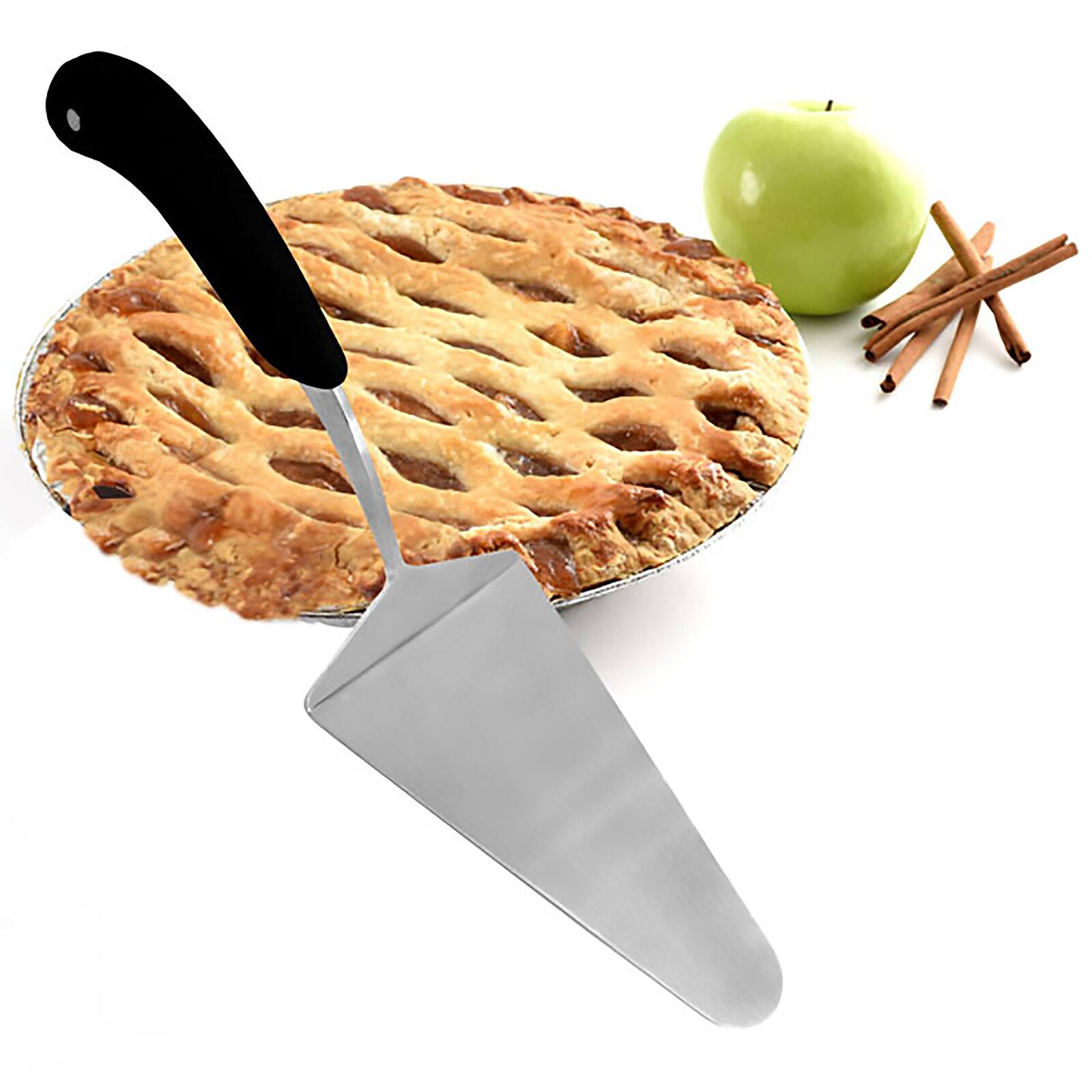 Alt View 3. Norpro - Grip EZ Deluxe Pizza, Pie, and Cake Server - Silver.