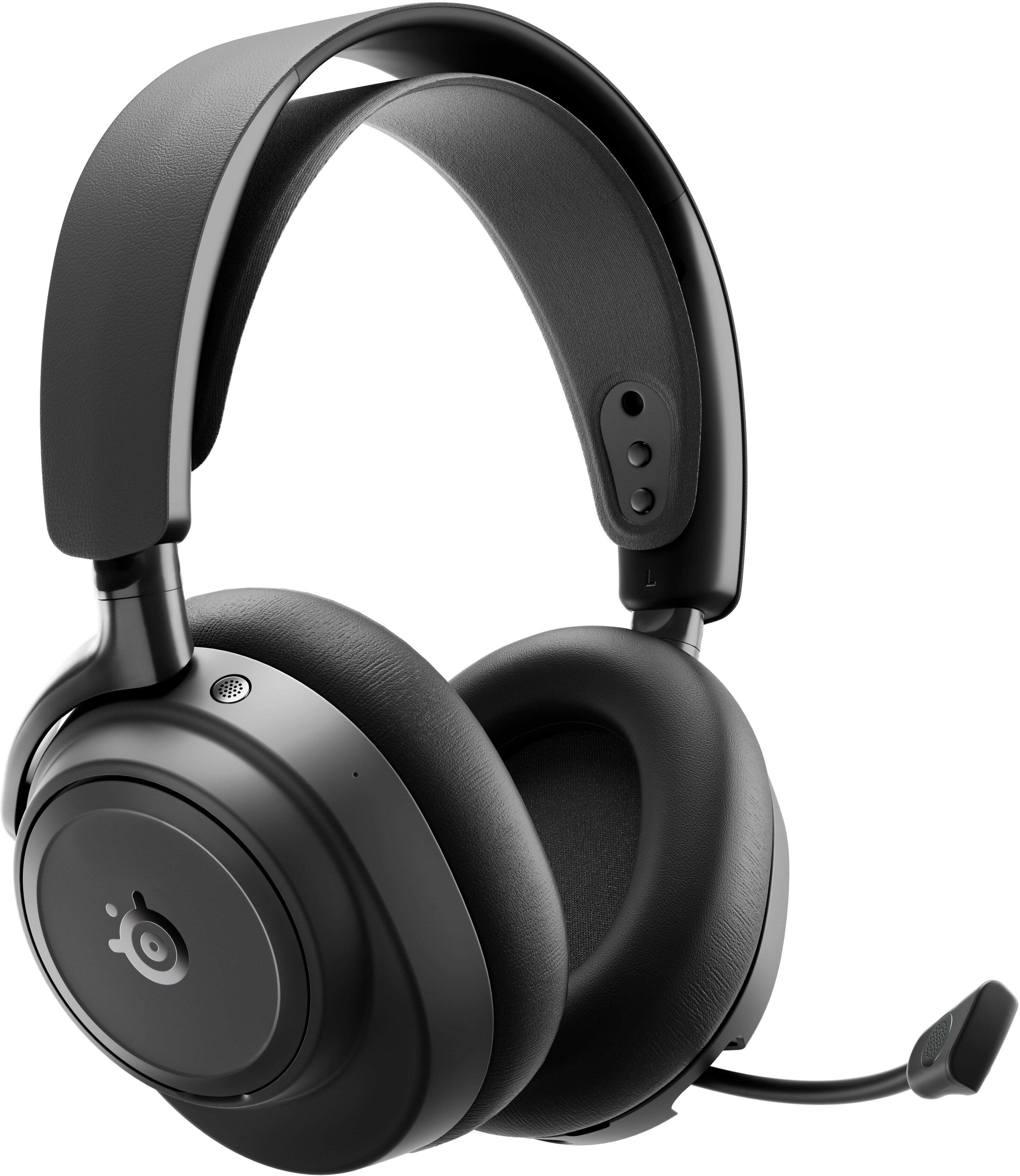 Alt View 9. SteelSeries - Arctis Nova Elite Wireless Multi Gaming Headset for PC,PS5, Xbox one and Series S/X, Switch, Switch 2 - Black.