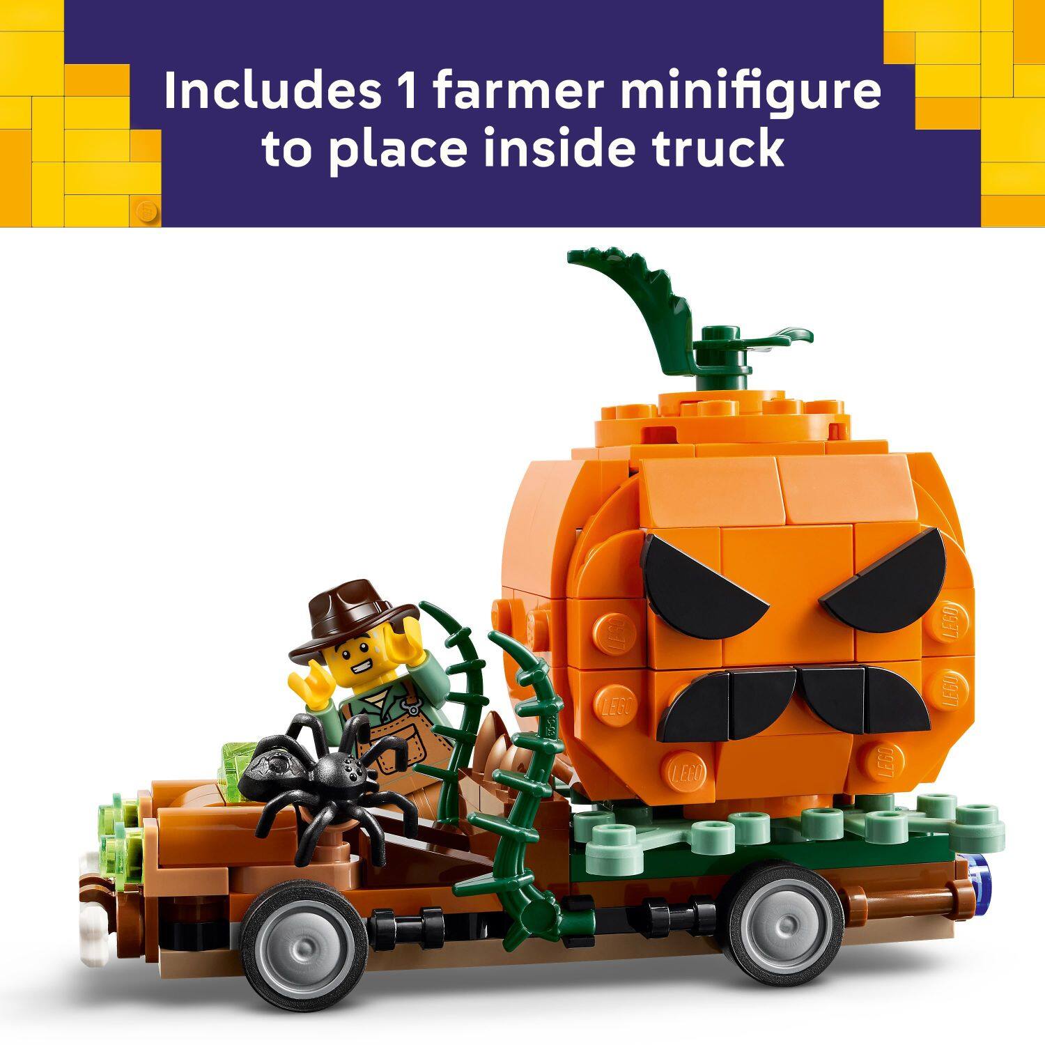 Includes 1 farmer minifigure to place inside truck