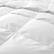 Back. Peace Nest - Peace Nest Luxurious Hotel Feather and Down Fiber Comforter, All Season Duvet Insert, White, Full/Queen - White.