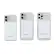 Alt View 2. RapidX - Boosta 5k mAh 7.5W Magnetic Wireless Portable Charger for iPhone 12, 13 & 14 - White.