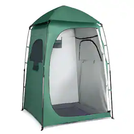 Winado - 6.7FT Camping Pop Up Tent Instant Portable Shower Dressing Fitting Tent Privacy Toilet Changing Room for Outdoor Camping - Dark Green