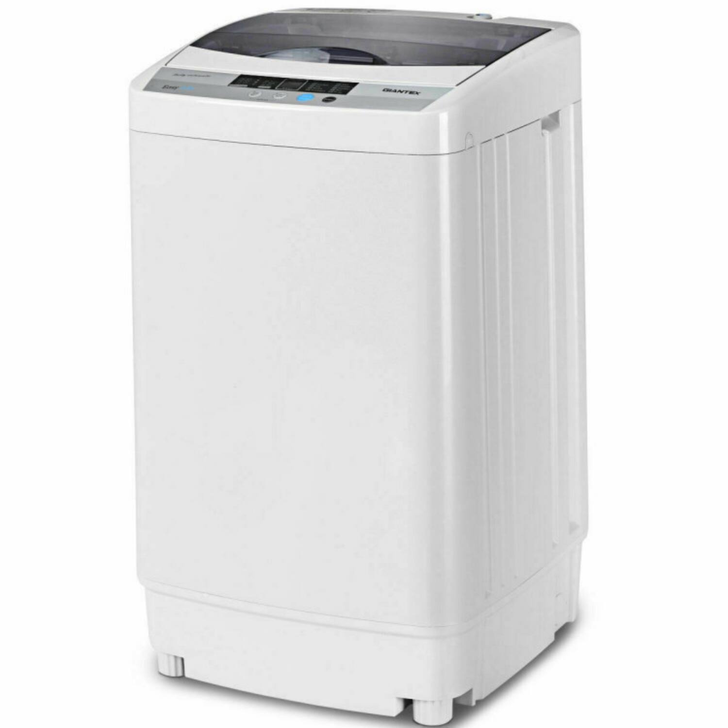Alt View 6. LUCKY ONE - 12 lbs Freestanding Portable Mini Automatic Washer with 10 Programs - Gray.