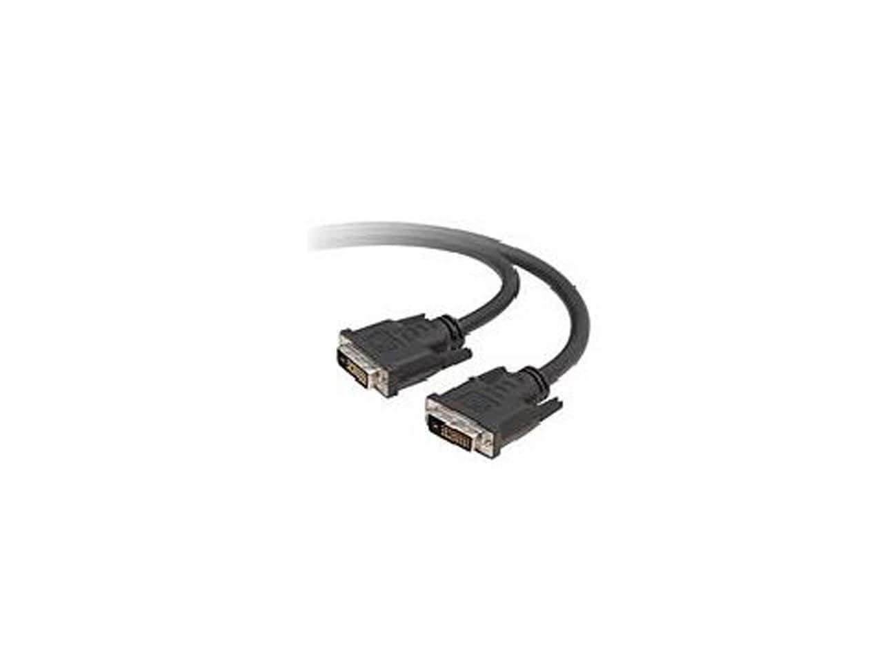 Belkin - F2E7171-03-SV Single Link DVI Cable, 3ft, Black