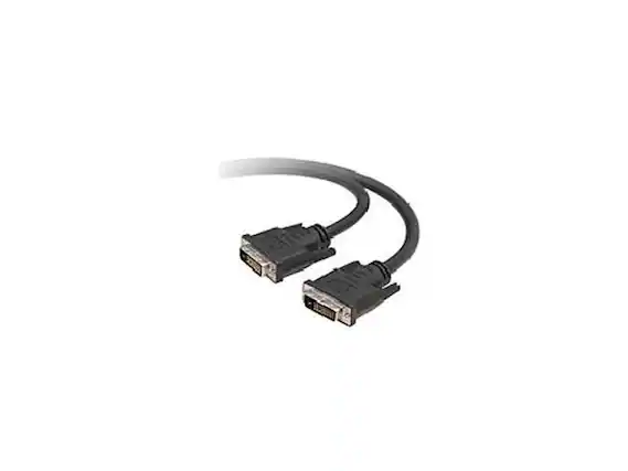 Front. Belkin - Belkin F2E7171-03-SV Single Link DVI Cable, 3ft, Black.