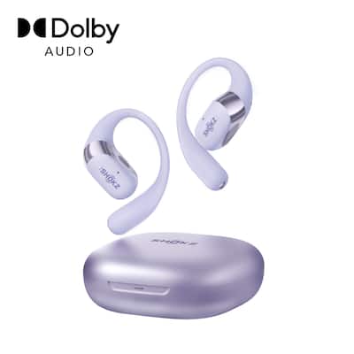 Shokz OpenFit 2+ Open Ear True Wireless Bluetooth Earbuds Purple Shokz OpenFit 2+ Open Ear True Wireless Bluetooth Earbuds Purple