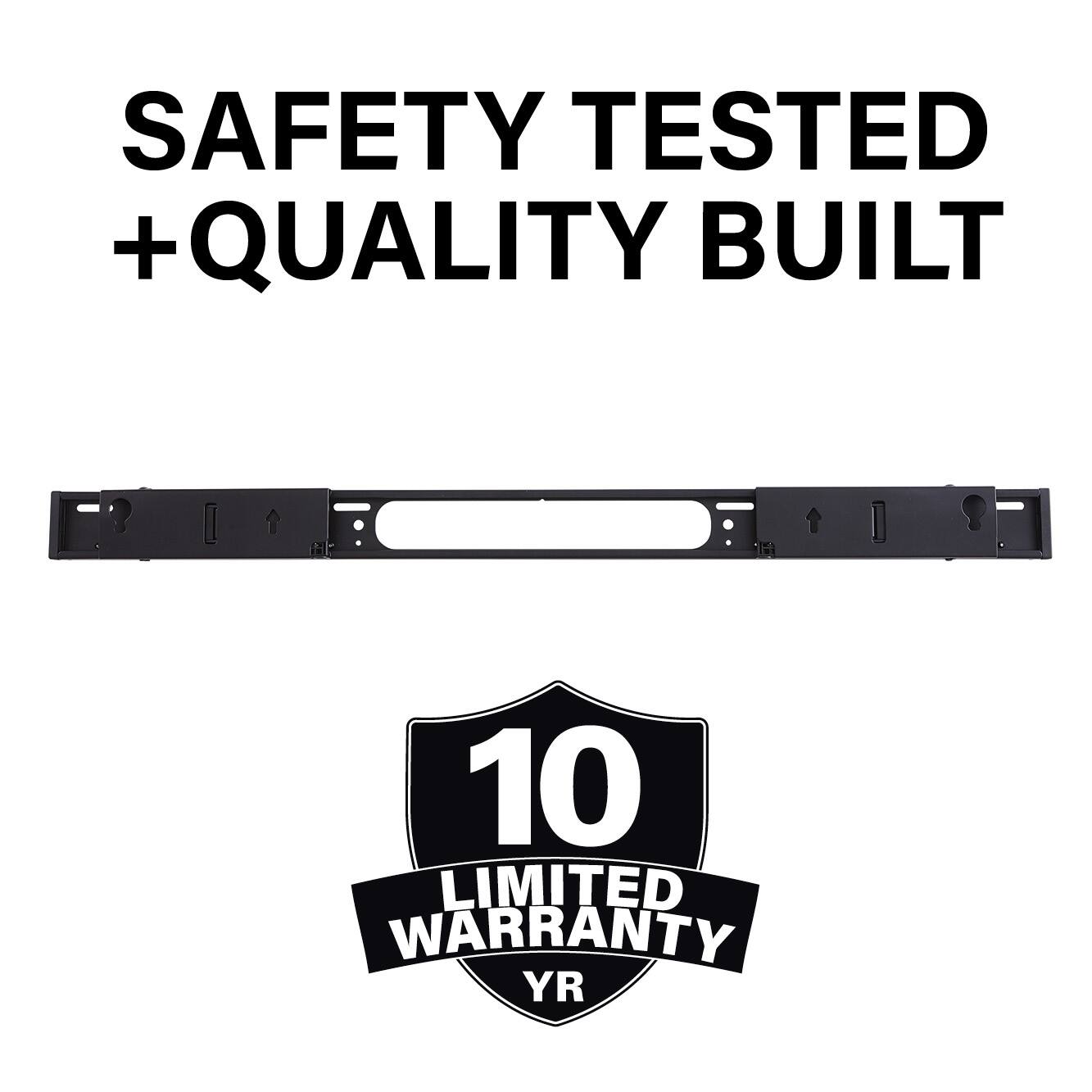 SAFETY TESTED + QUALITY BUILT 10 YEAR LIMITED WARRANTY