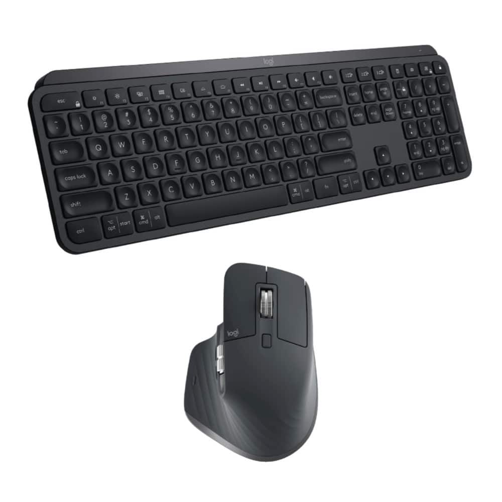Logitech MX Keys Wireless Keyboard Bundle with MX Master 3