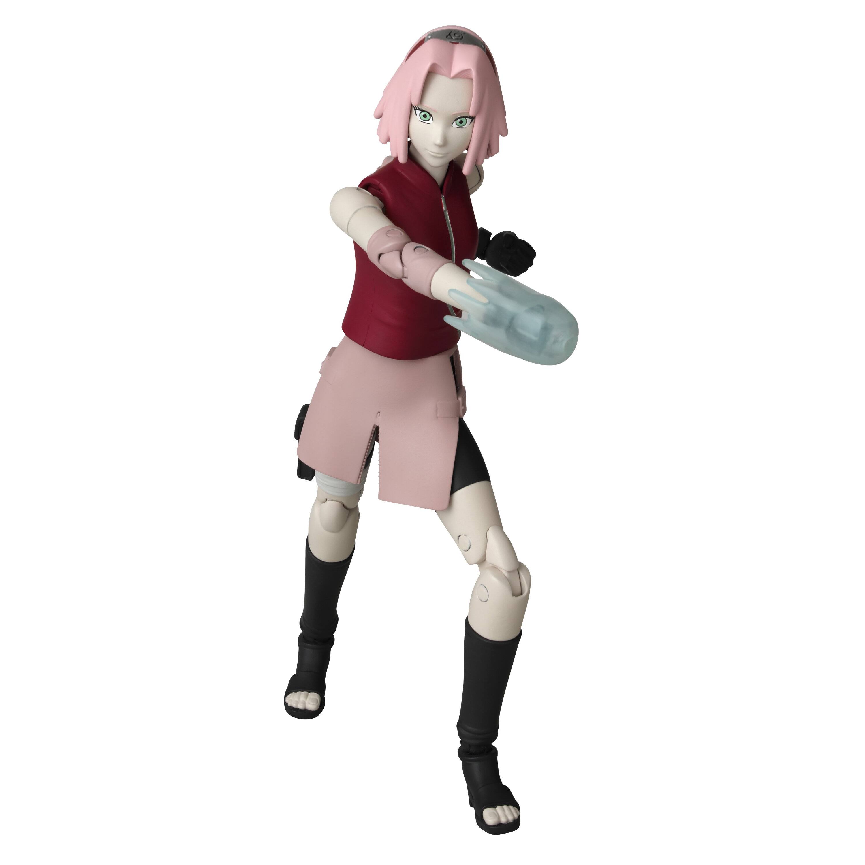 Alt View 11. Bandai - Anime Heroes Naruto 6.5" Action Figure - Sakura.