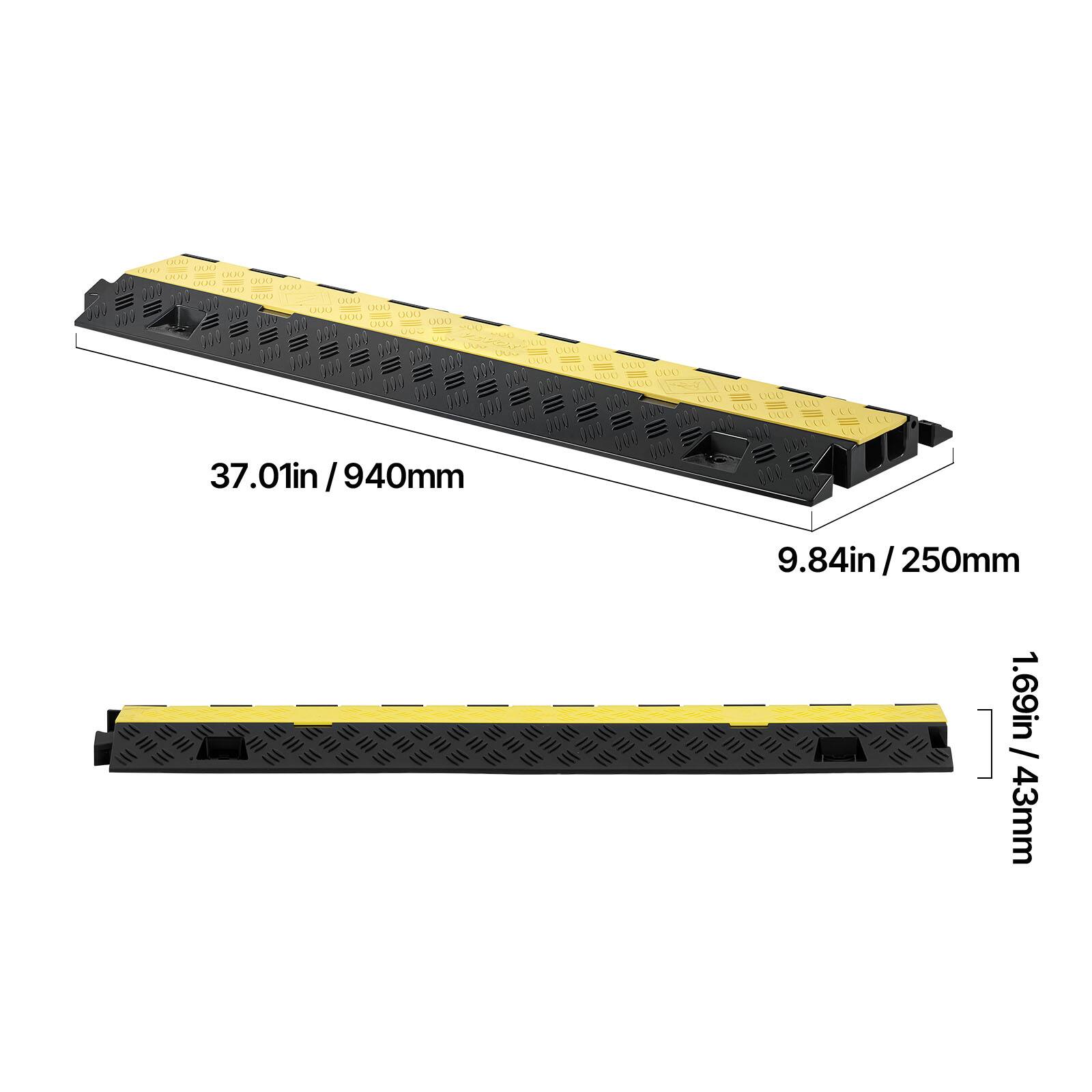 37.01in / 940mm  
9.84in / 250mm  
1.69in / 43mm