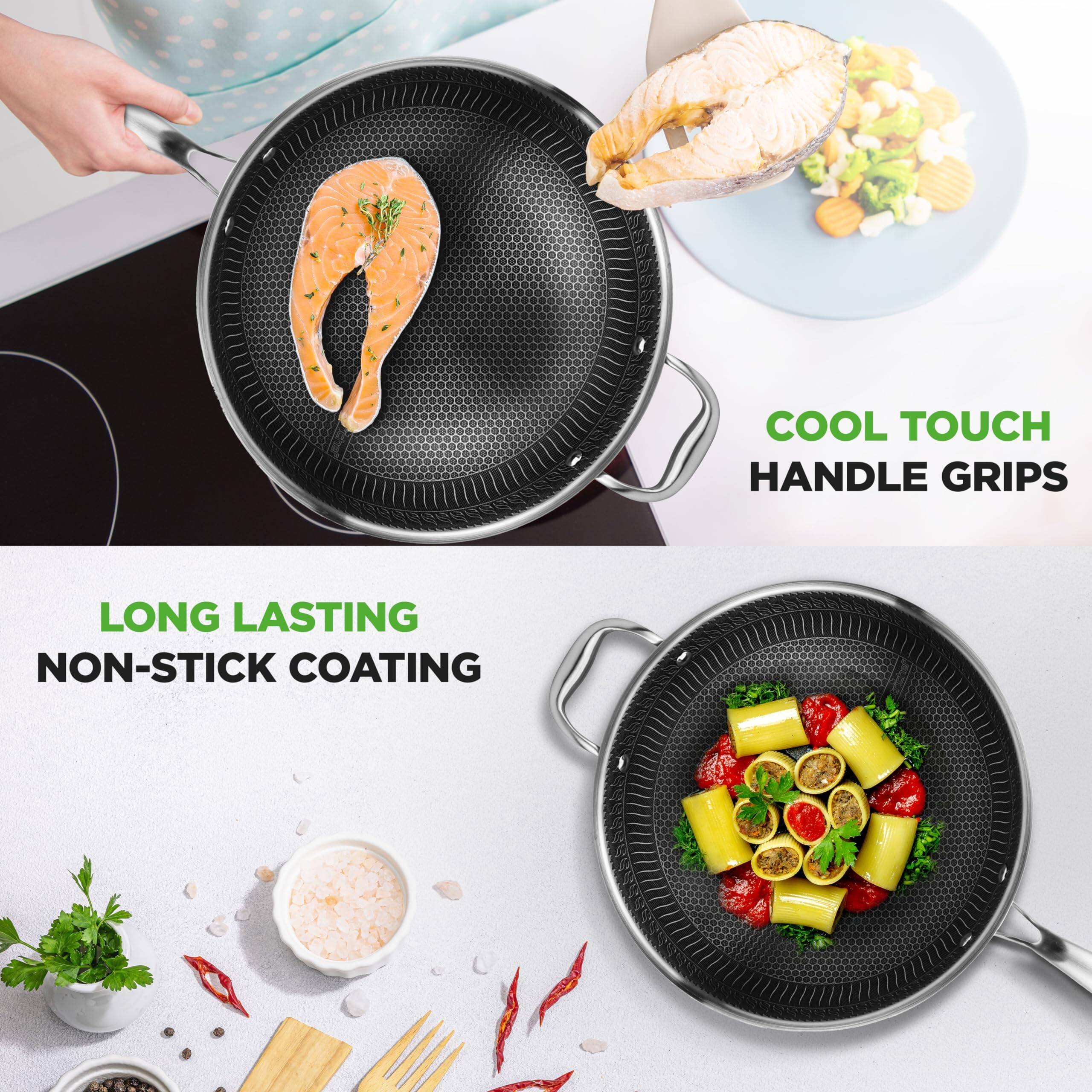 COOL TOUCH HANDLE GRIPS

LONG LASTING NON-STICK COATING