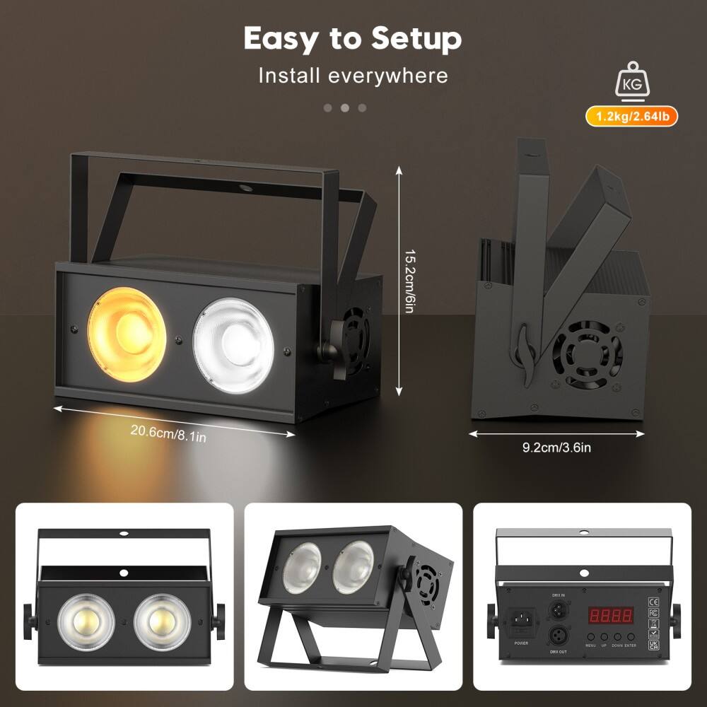 Easy to Setup  
Install everywhere  

1.2kg/2.64lb  

15.2cm/6in  
20.6cm/8.1in  
9.2cm/3.6in  

888 CE FC E - ILIUT