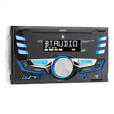 JENSEN #4 2INT JRPT C MEDIA PLAYER MR3 AM/FM RECEIVER BT AUDIO 0 x BT FLAT CLASS POP ROCK USB LINK APP PTT TALK DISP BAND USB 1A MODE RESET