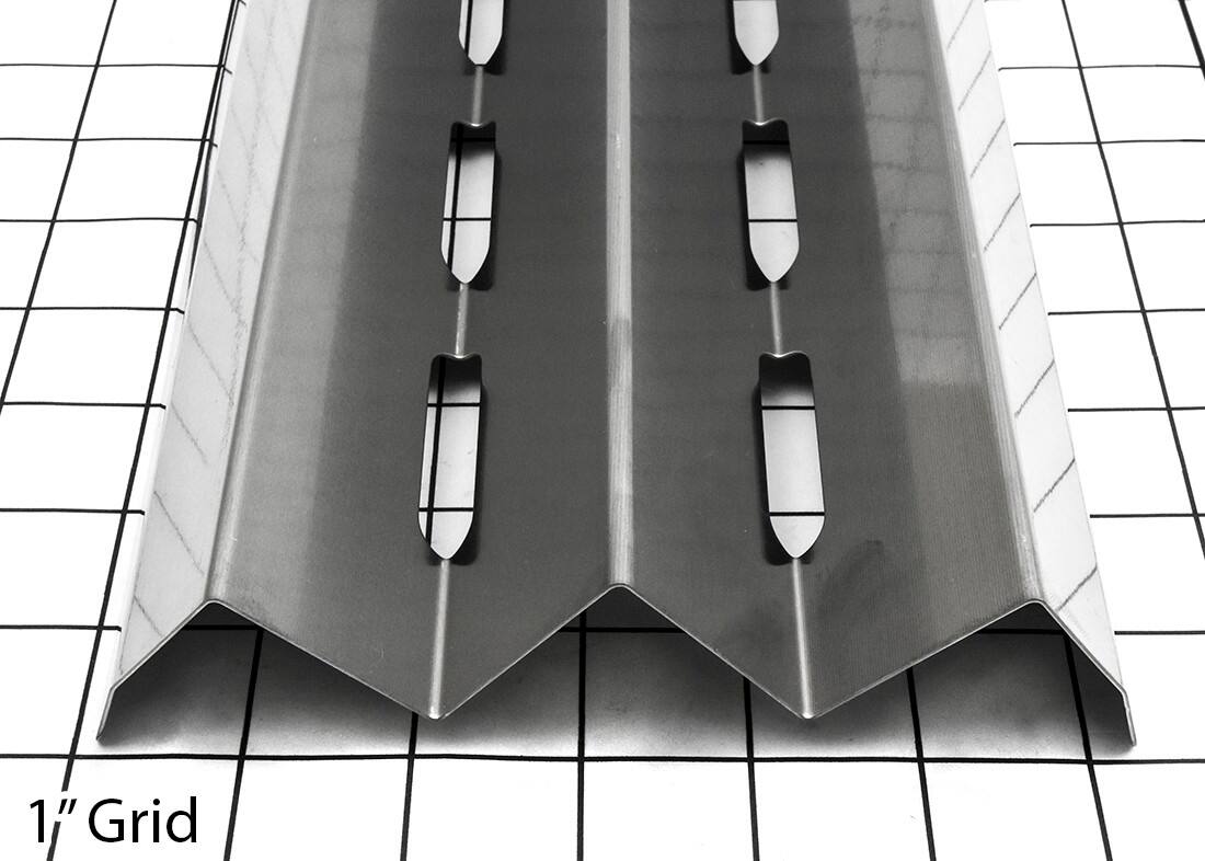 Alt View 2. Music City Metals - Music City Metals - MCM949904119 heat plate ss 17.5625 x 6.3125 grates heat plates and angles.