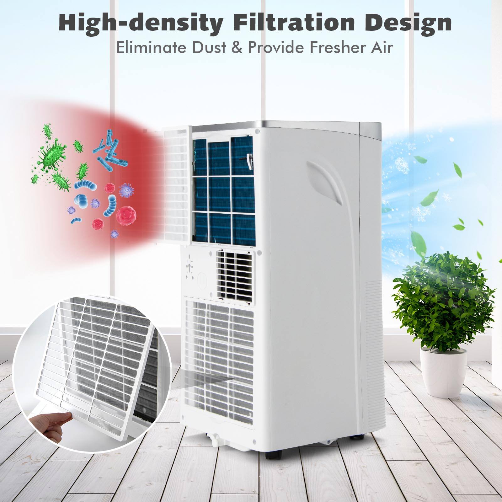 High-density Filtration Design
Eliminate Dust & Provide Fresher Air