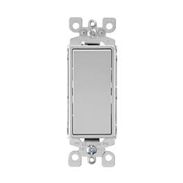 Leviton - Decora 15 amps Single Pole Rocker Switch 1 pk - Light Gray