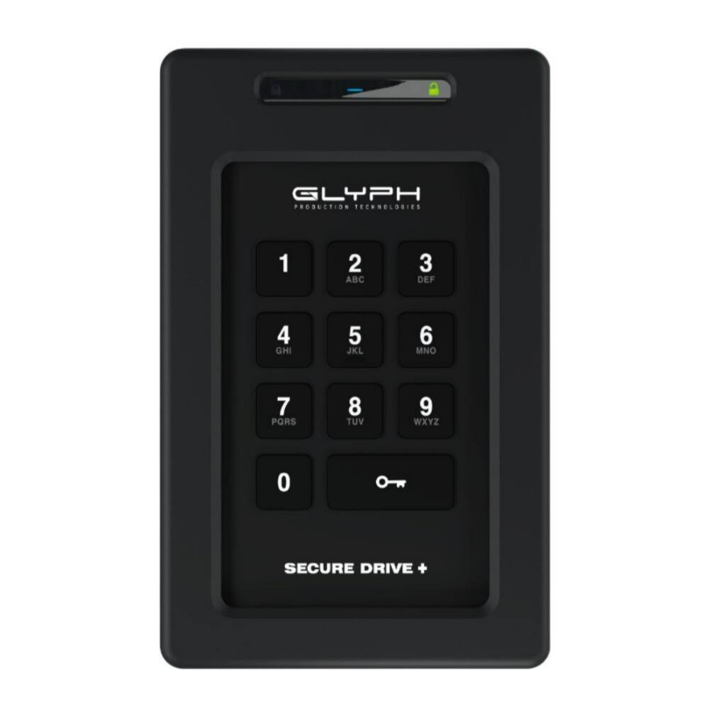 GLYPH PRODUCTION TECHNOLOGIES
1 ABC
2 DEF
3 GHI
4 JKL
5 MNO
6 PQR
7 TUV
8 WXYZ
9 SECURE DRIVE +
0
SECURE DRIVE +
