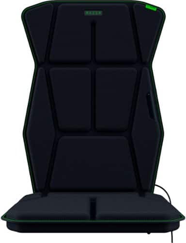 Razer - Freyja Sensa HD Haptic Gaming Chair Cushion with Nylon Upholstery - Black