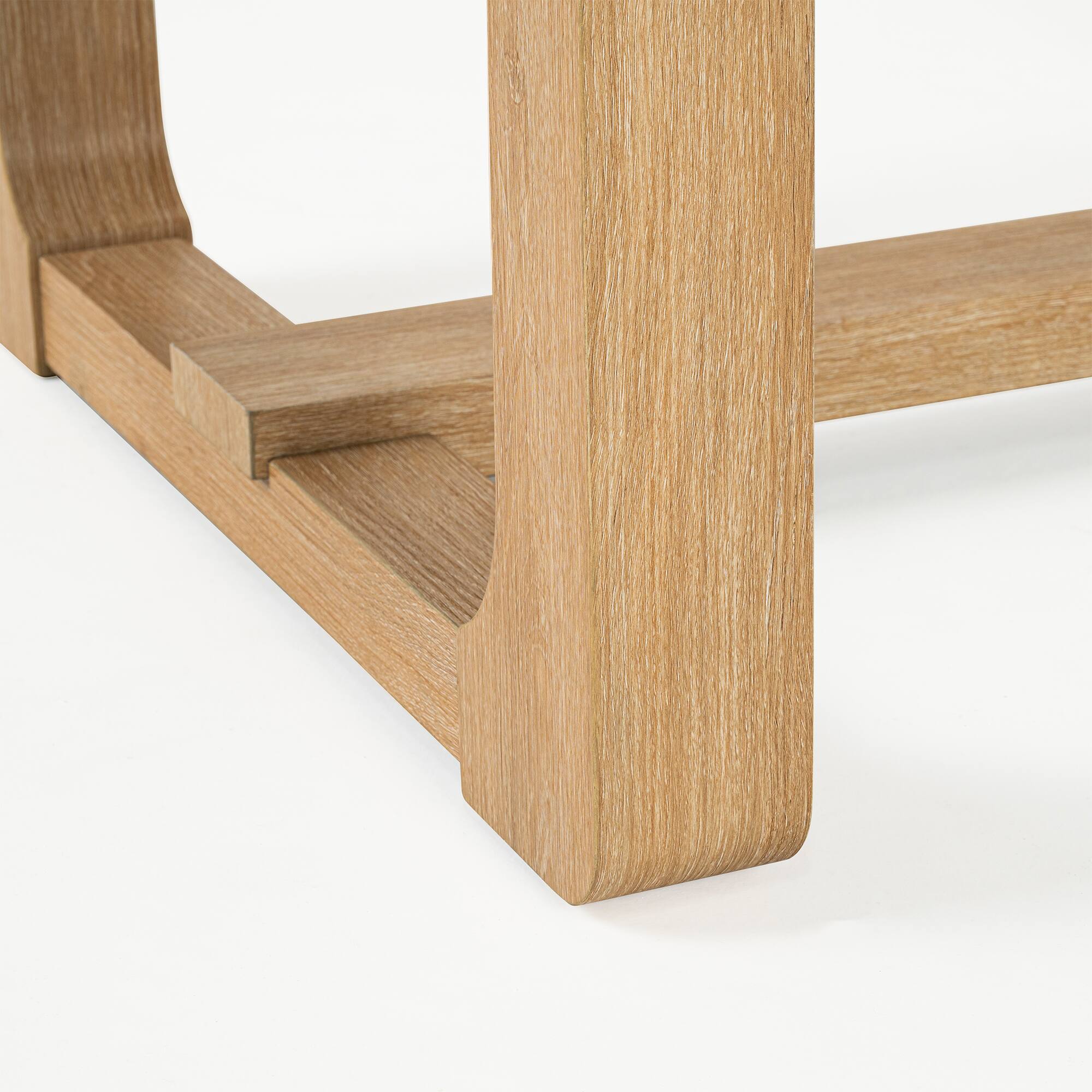 Alt View 7. Vaczon - Transitional Dining Table with Trestle Base Stylish and Durable Design for Modern and Classic Dining Rooms - Natural.