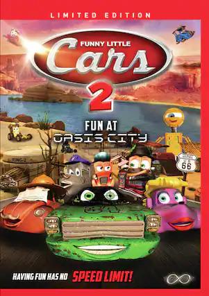 Front. Funny Little Cars 2 "Fun at Oasis City" (MOD) (DVD Movie).