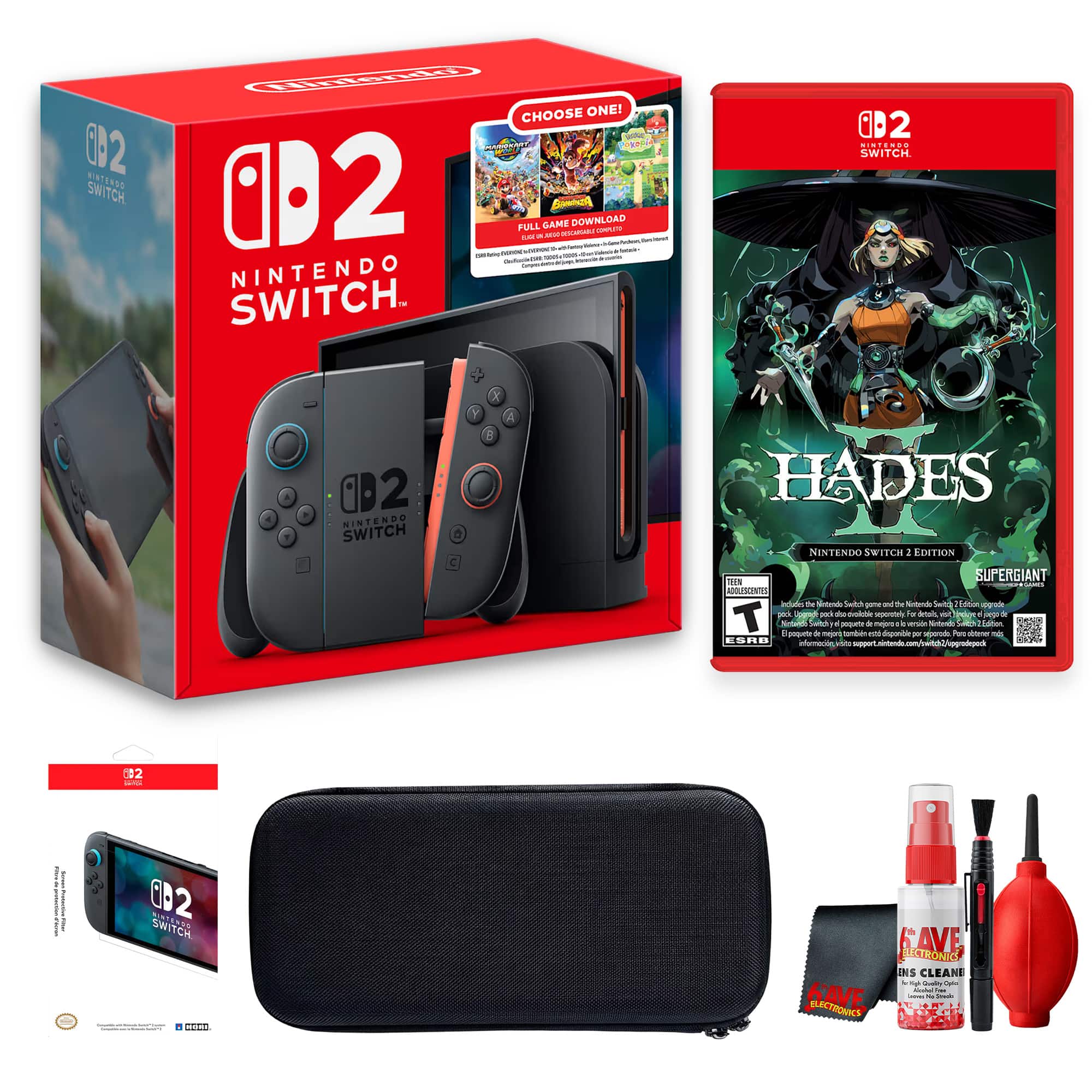 Switch 2 Choose Your Game Bundle Console + Hades II + More