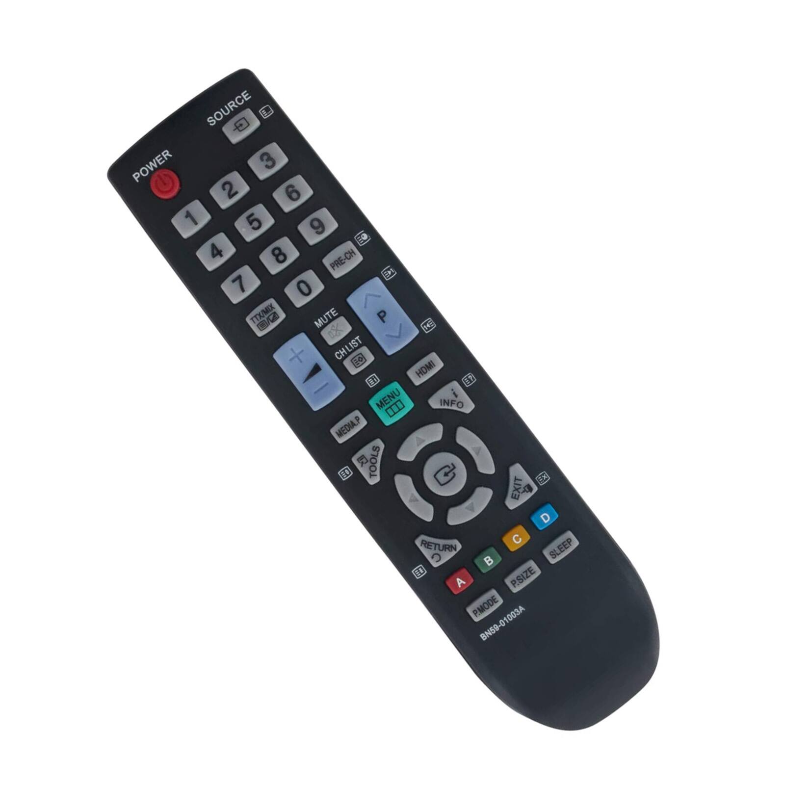 SOURCE POWER 3 2 6 1 5 6 EO 4 8 PRE-CH EM 7 0 TTX/MIX 8/2 MUTE CHLIST  HDMI MENU  INFO MEDIA.P FU TOOLS EXIT =x D  RETURN SLEEP  FJ P.SIZE A P.MODE BN59-01003A 1003A BN59-0