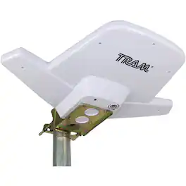 Tram - Digital HDTV Amplified Outdoor Antenna for Home or RV Head Replacement - White