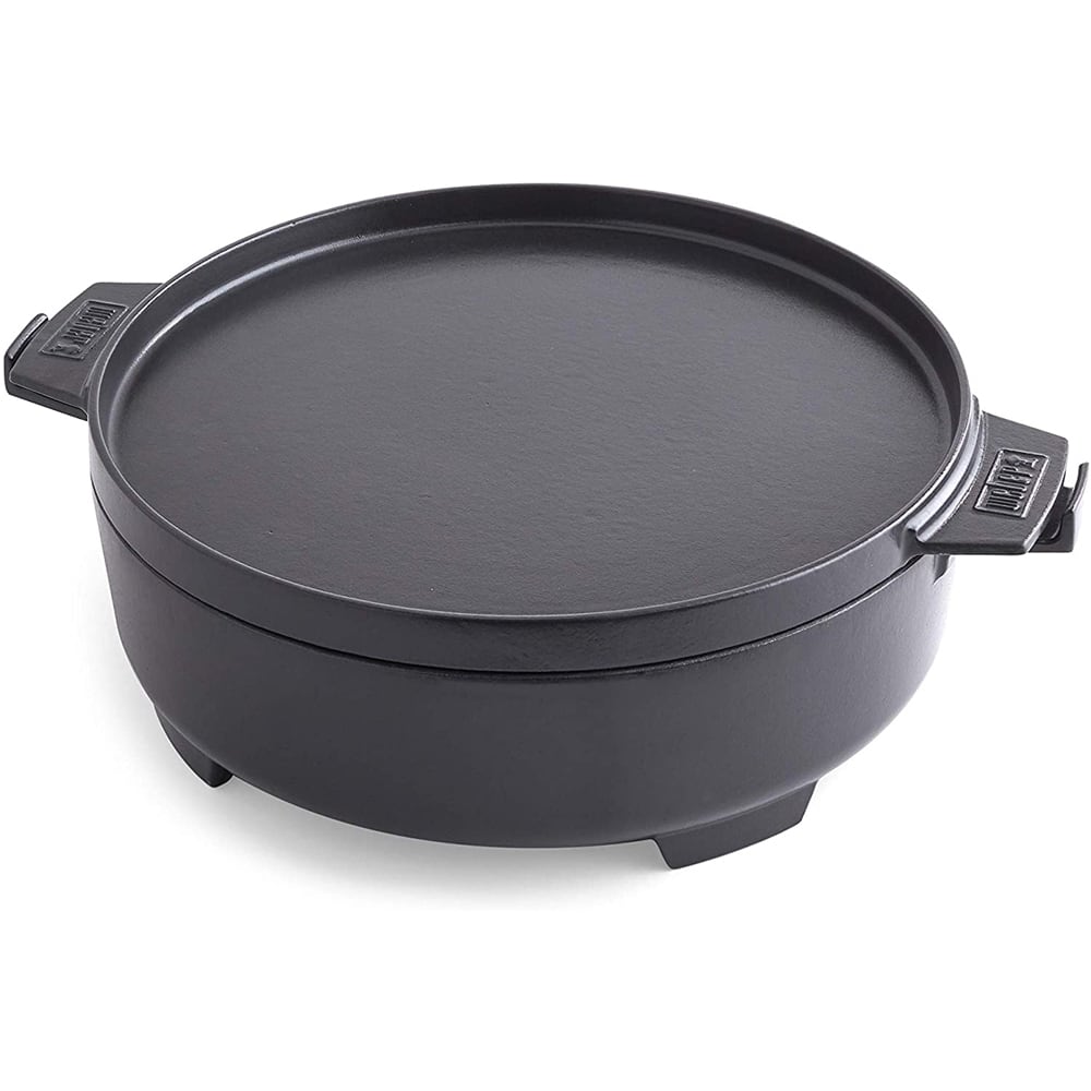 Weber - 7.25 quarts Dutch Oven Duo 8859 - Black
