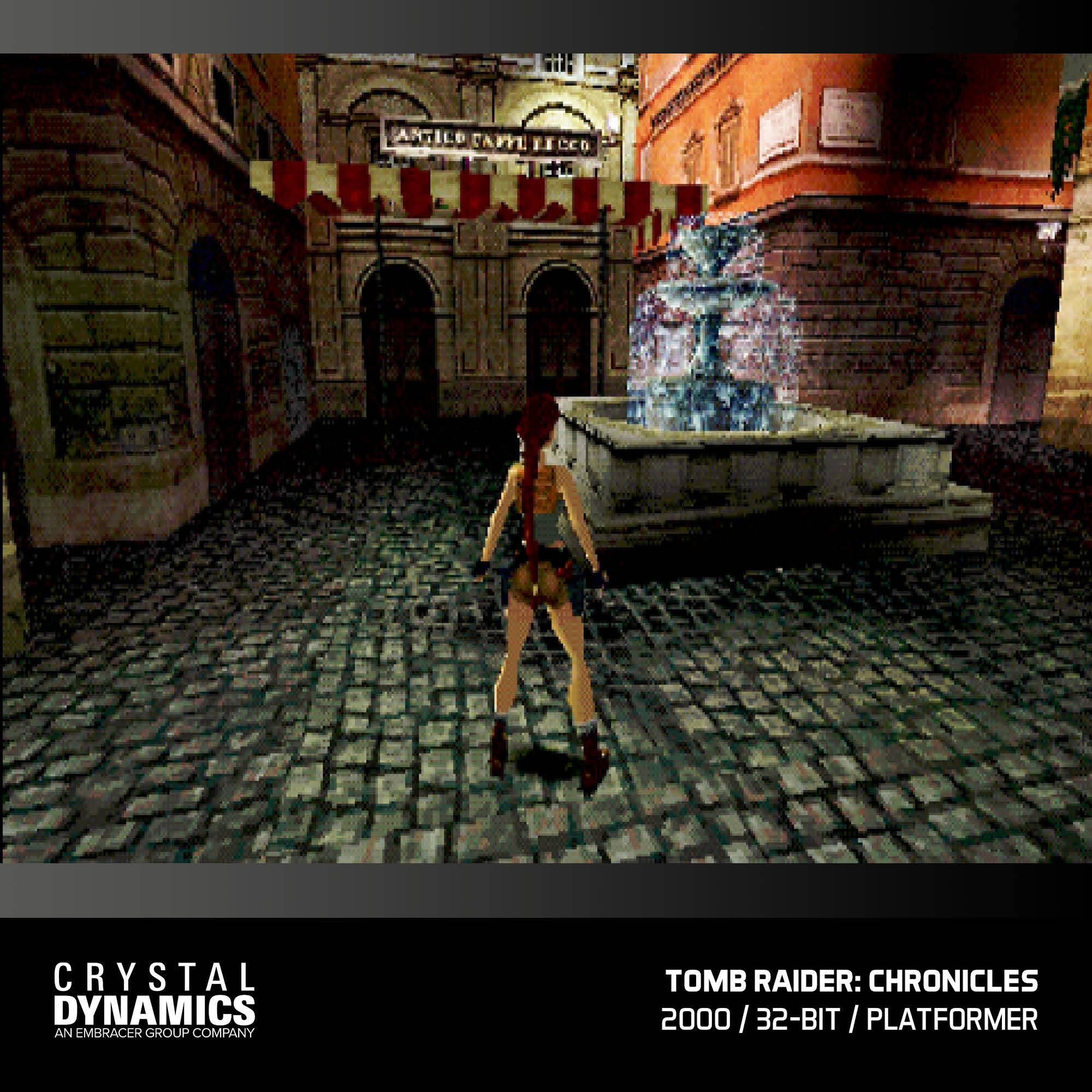 ANTIED CAPPE CCB  
CRYSTAL DYNAMICS  
AN EMBRACER GROUP COMPANY  
TOMB RAIDER: CHRONICLES  
2000 / 32-BIT / PLATFORMER