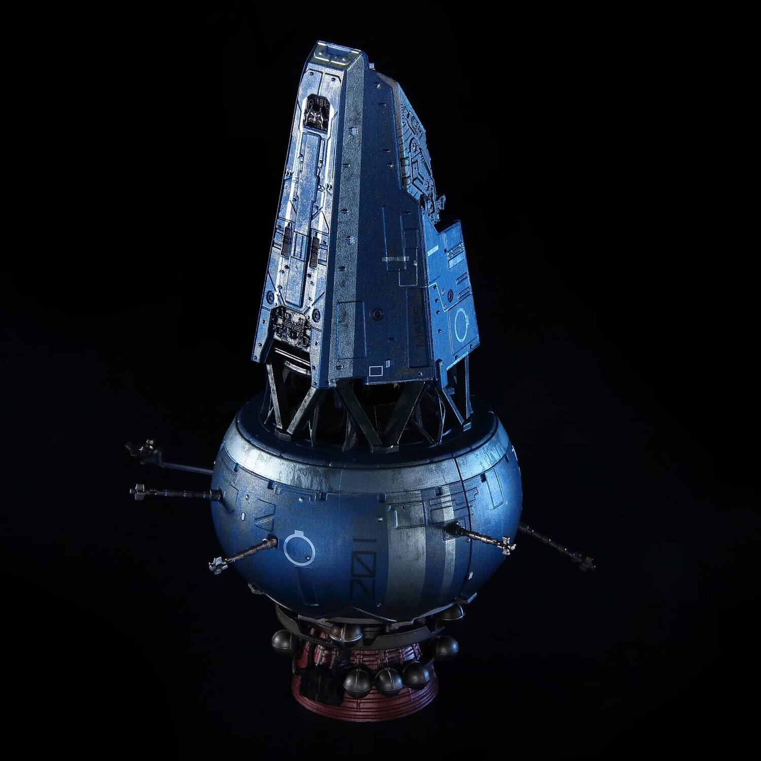 Alt View 2. PopMarket - The Expanse - Epstein Yacht Die-Cast 8.5" Ship   - COLLECTIBLES - Multicolor.