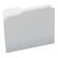Front. Pendaflex - Pendaflex Two-Tone Recycled File Folder 100 File Folders, 1/3-Cut Tab, Assorted, Letter Size, Gray, 100/Box - Gray.