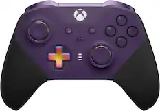 Front. Microsoft - XBOX Elite Series 2 Core Wireless Controller for XBOX Series X, XBOX Series S, XBOX One, PCs, and Cloud-Enabled Devices - Astral Purple.
