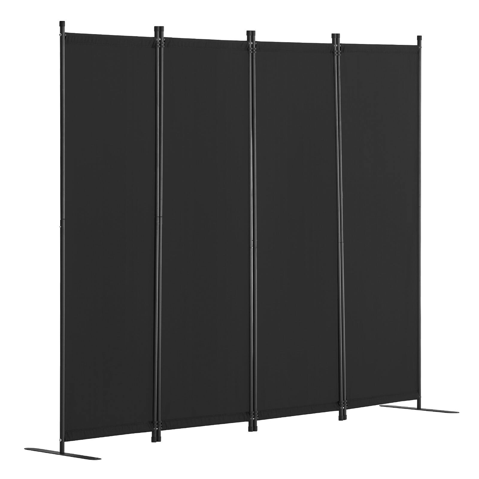 Alt View 5. VEVOR - Room Divider,  4 Panel Room Dividers and Folding Privacy Screens, Fabric Partition Room Dividers for Office - Black.