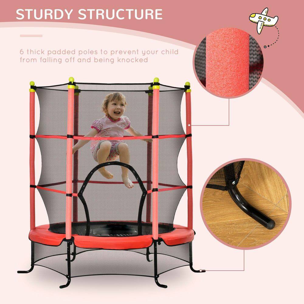 STURDY STRUCTURE

6 thick padded poles to prevent your child from falling off and being knocked