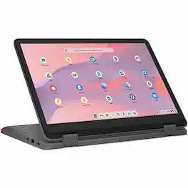 Lenovo - 500e Yoga Chromebook Gen 4 82W4001SUS 12.2" Touchscreen Convertible 2 in 1 Chromebook - WUXGA - Intel N-Series N1 - Graphite Gray